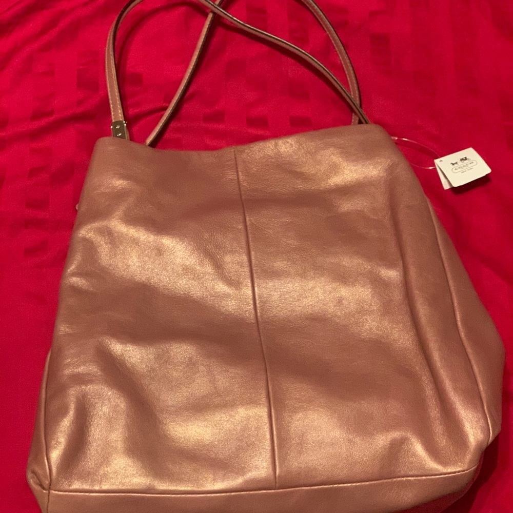 Rose gold Madison coach authentic new with tags